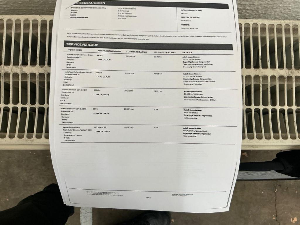 Jaguar F-Type 5.0 V8 R AUTO AWD